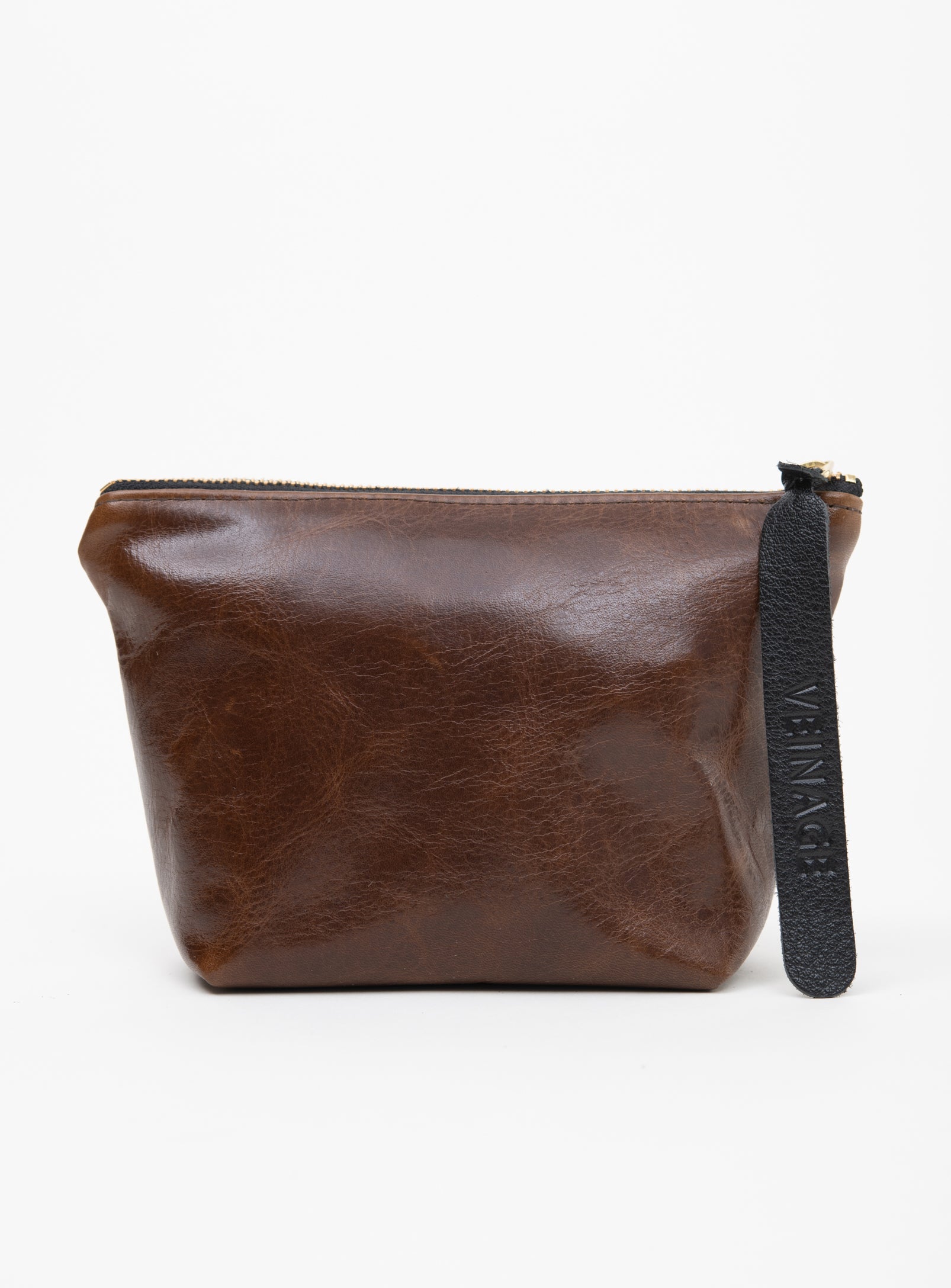 Pochette en cuir, étui à cosmétique, coffre à crayon, modèle GARNIER