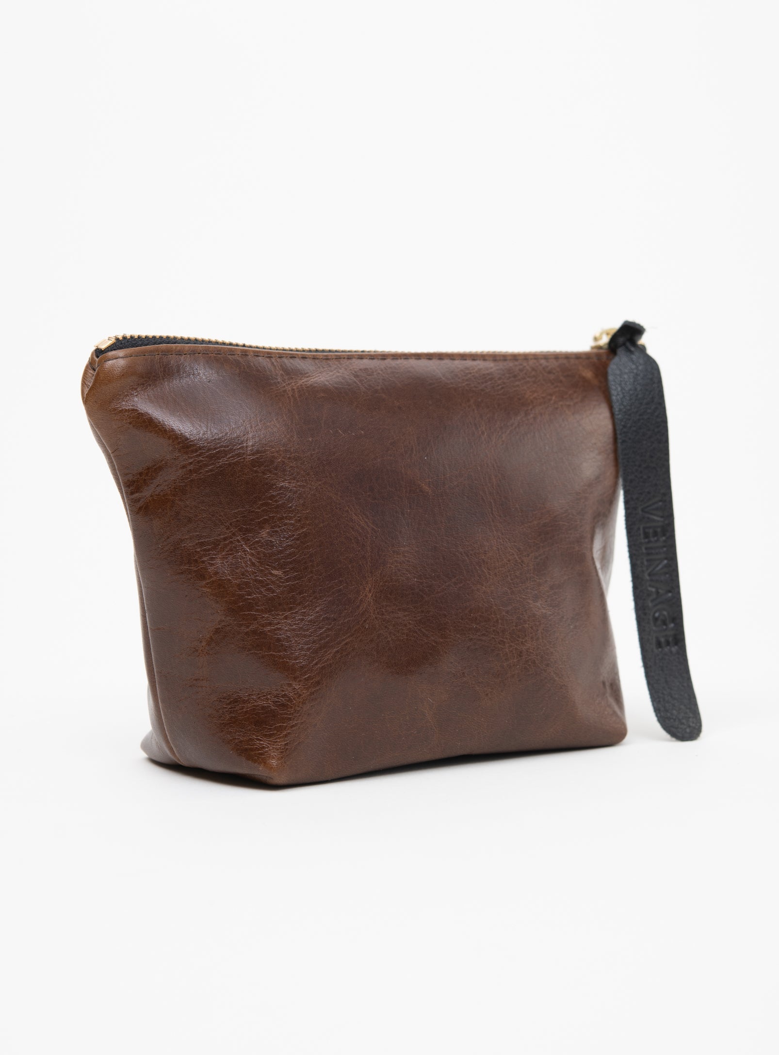 Pochette en cuir, étui à cosmétique, coffre à crayon, modèle GARNIER