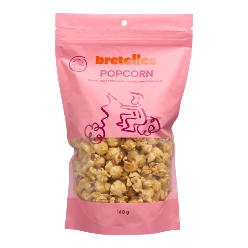 Popcorn caramel, érable et fleur de sel
