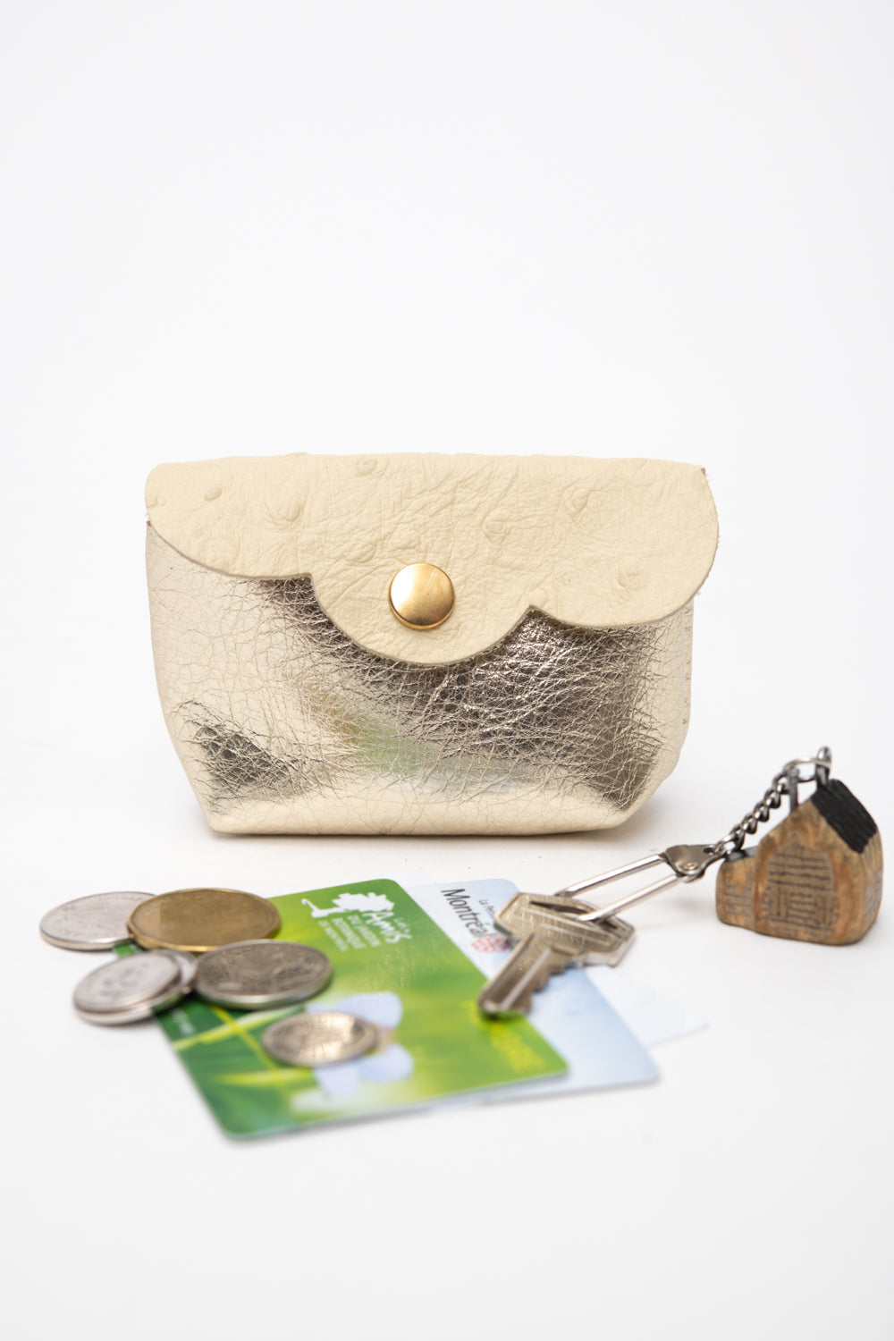 Portefeuille en cuir minimaliste modèle MARQUETTE