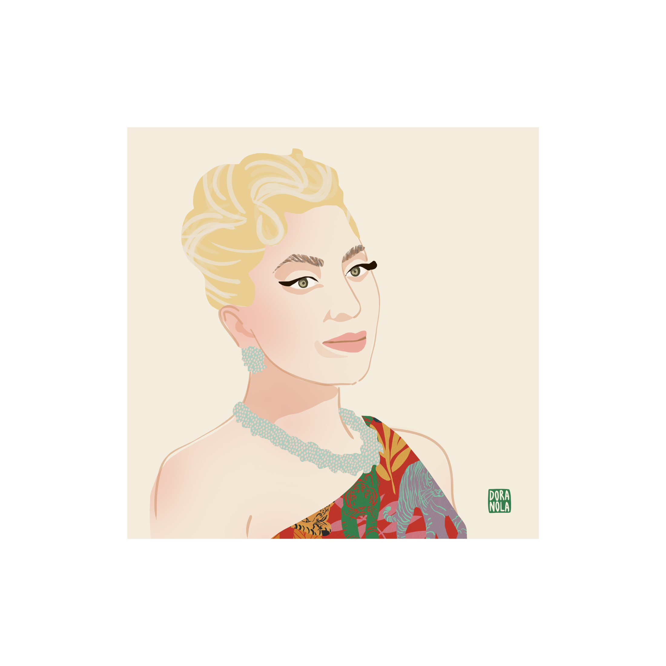 Portrait de Lady Gaga