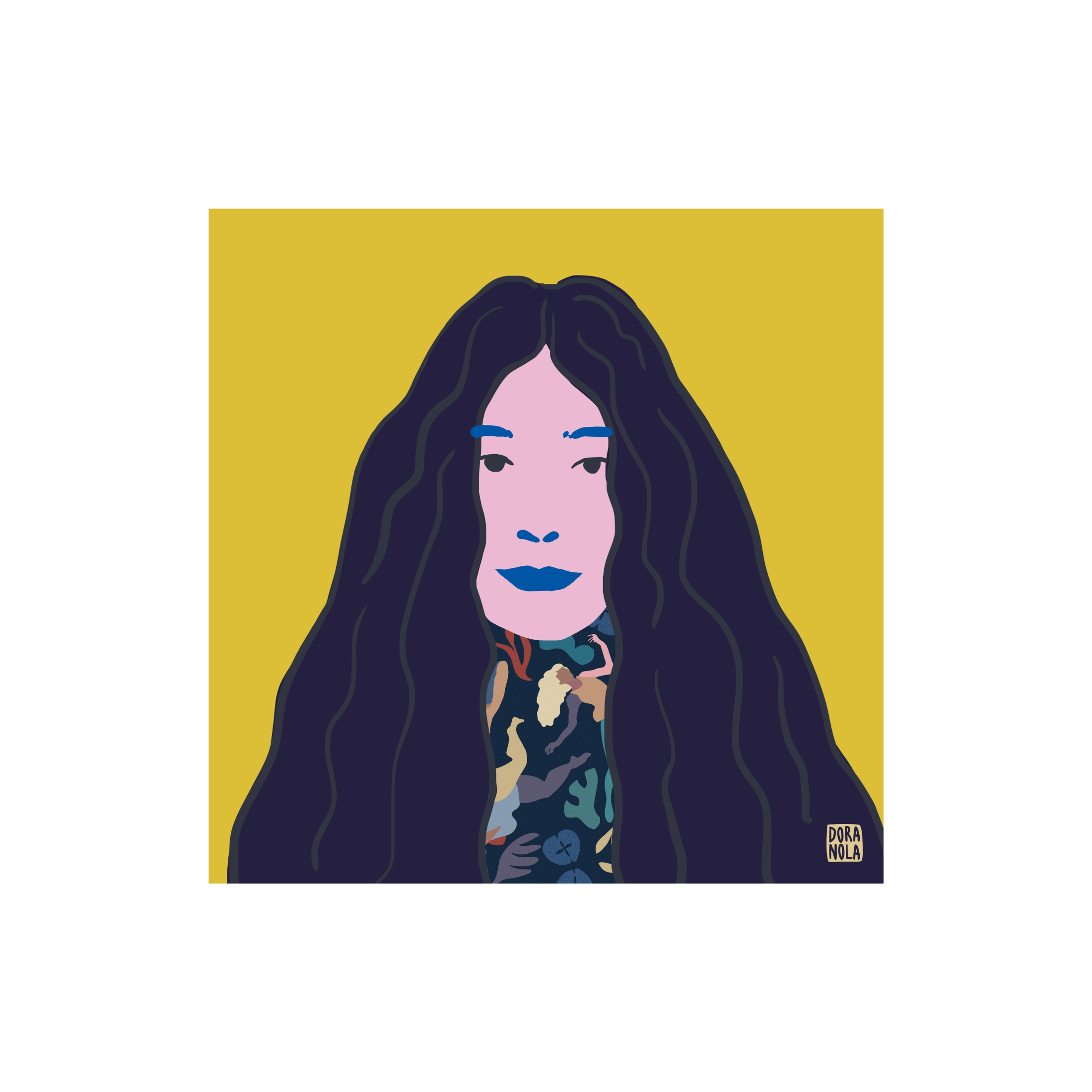 Portrait de Yoko Ono