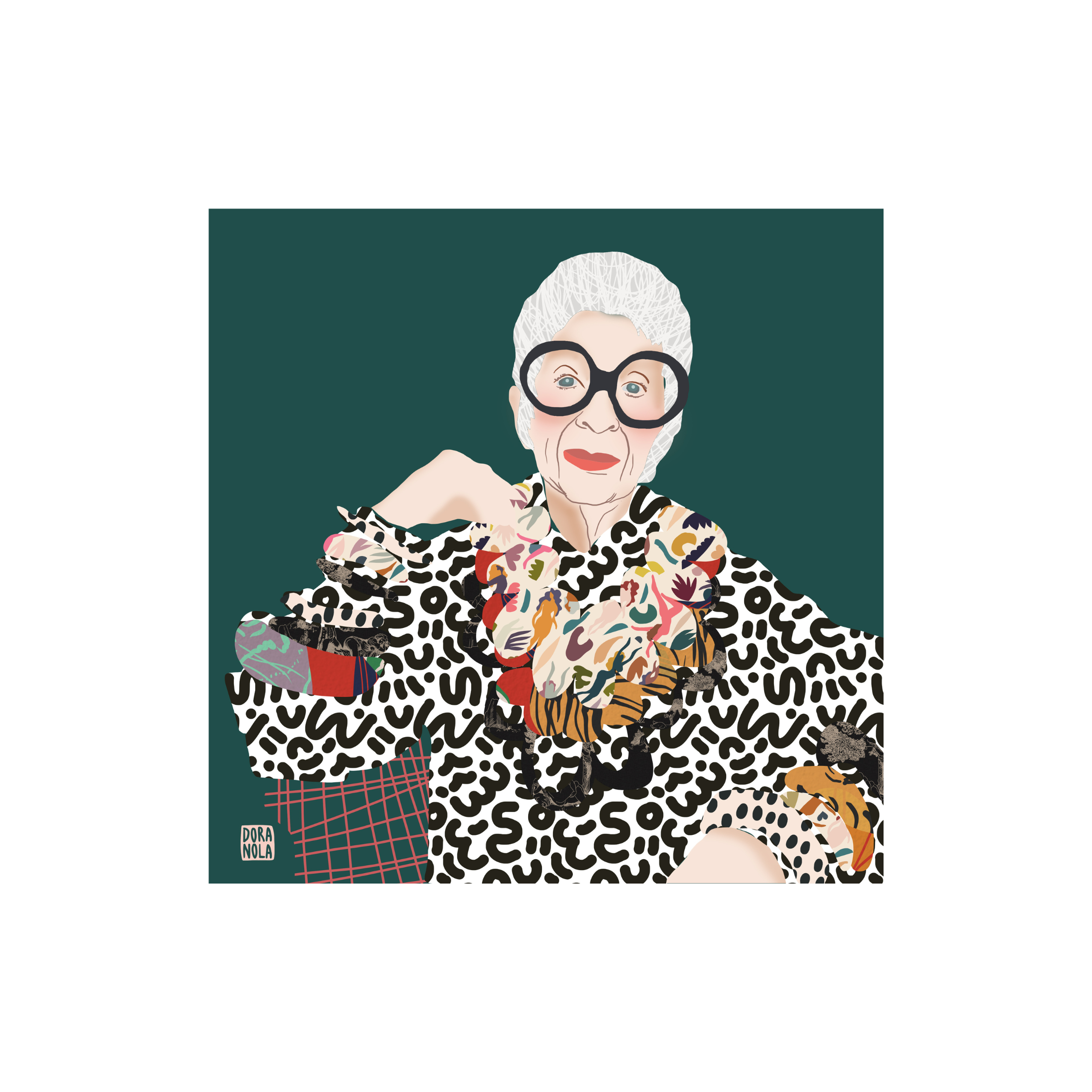 Portrait d'Iris Apfel