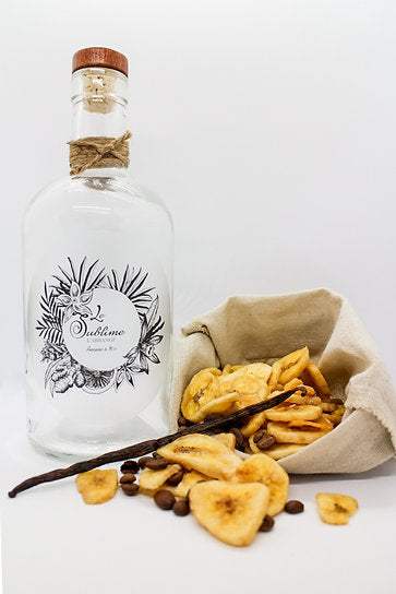 Préparation pour Rhum Arrangé : Banane, Café et Vanille de Madagascar