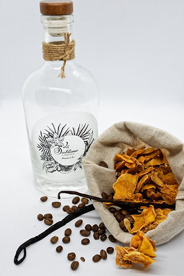 Préparation pour Rhum Arrangé : Mangue, Café et Vanille