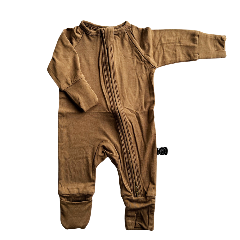 Pyjama évolutif en bambou - Biscuit