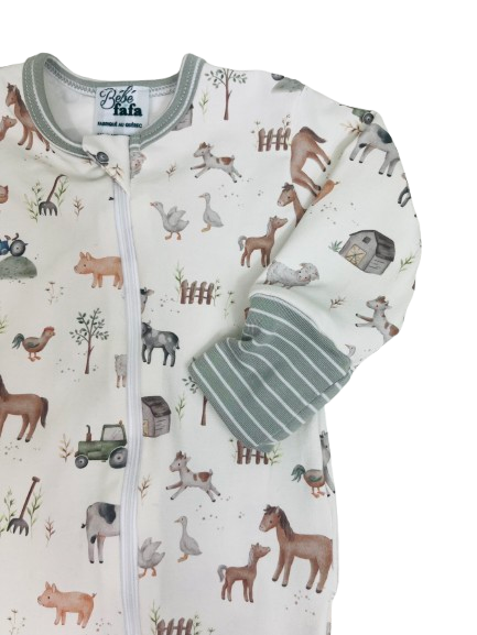 1 pièce évolutif à motifs ferme