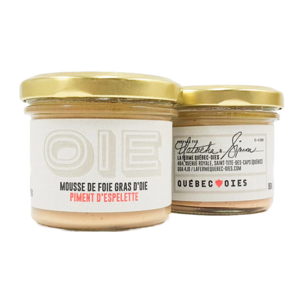 Mousse de foie gras d'oie au piment d'Espelette