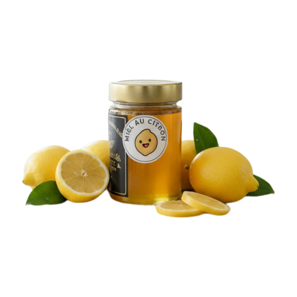 Miel au citron et à la cardamome