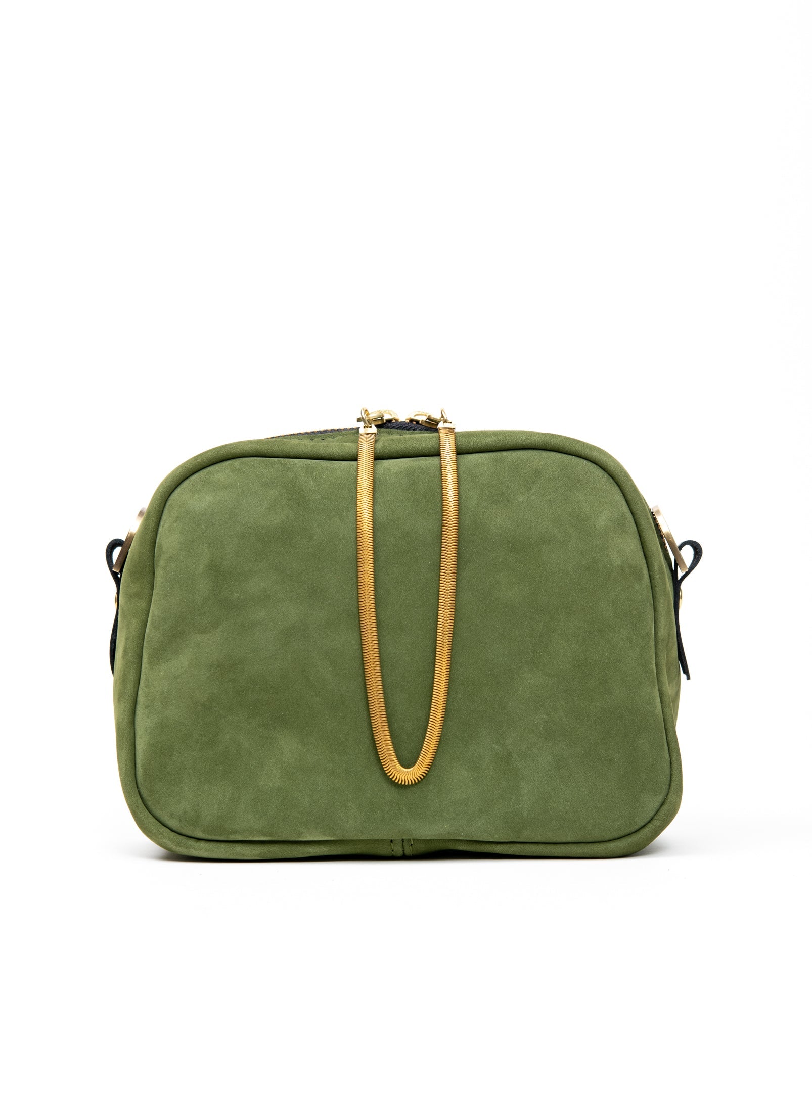 Sac à main en cuir avec ganse bandoulière et breloque de laiton modèle CARTIER