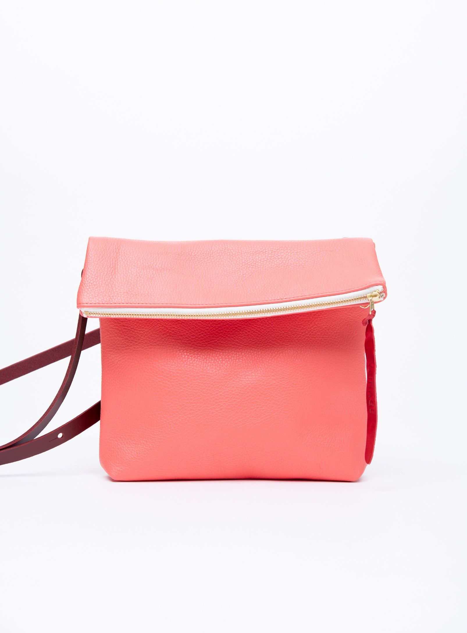 Sac à main en cuir avec ganse bandoulière modèle BORDEAUX