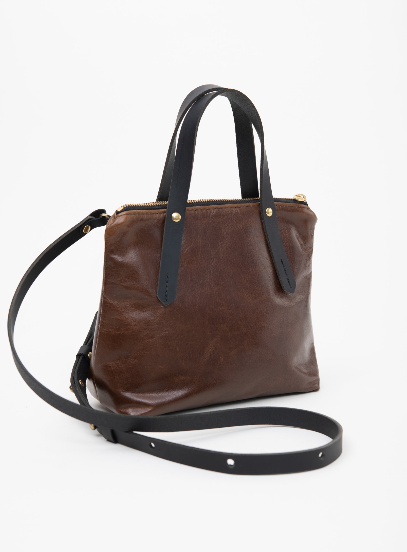 Sac à main en cuir avec ganse bandoulière modèle PAPINEAU