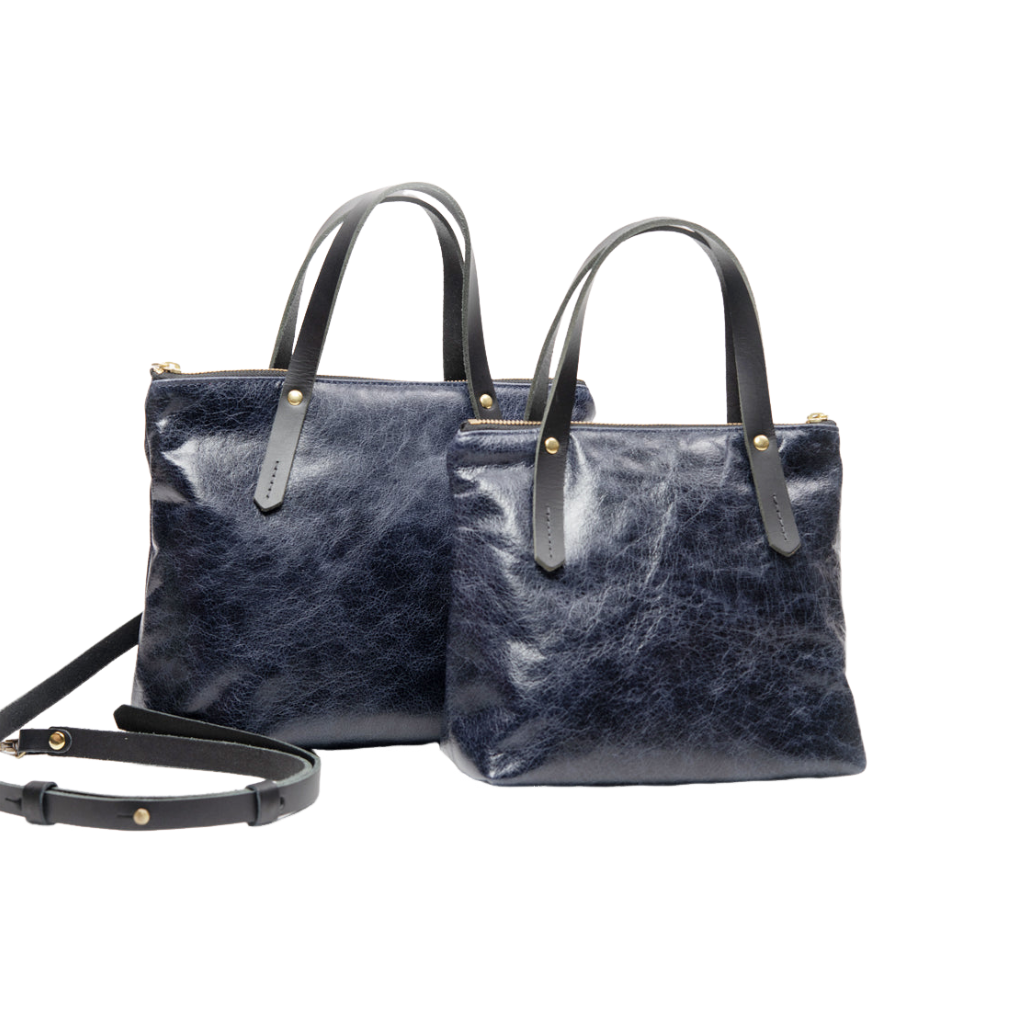 Sac à main en cuir avec ganse bandoulière modèle PAPINEAU