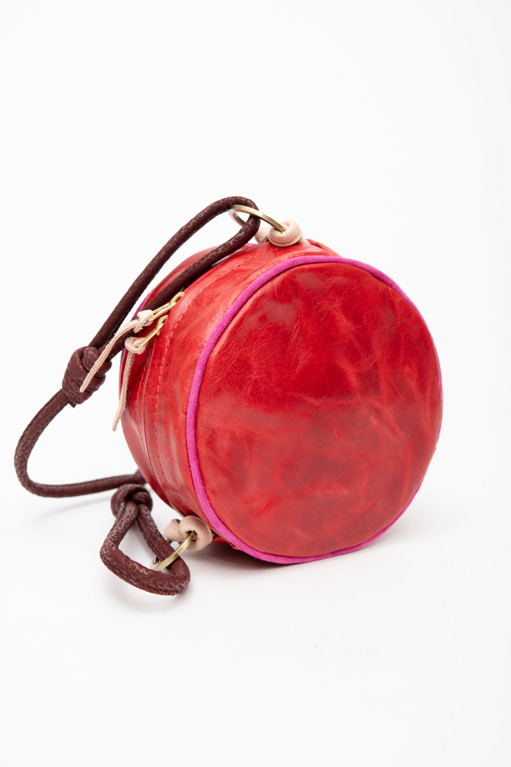 Sac à main tout rond à bandoulière modèle MACARON