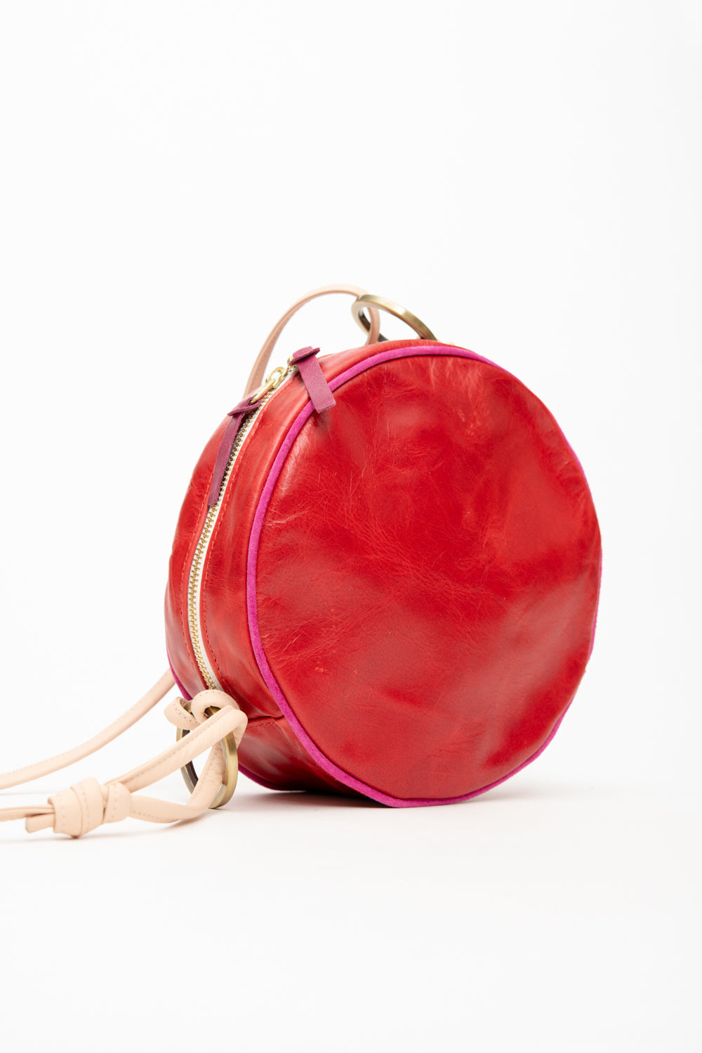 Sac à main tout rond à bandoulière modèle MACARON