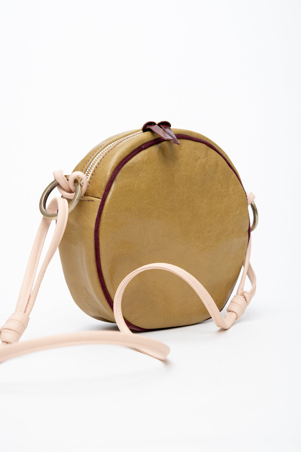 Sac à main tout rond à bandoulière modèle MACARON