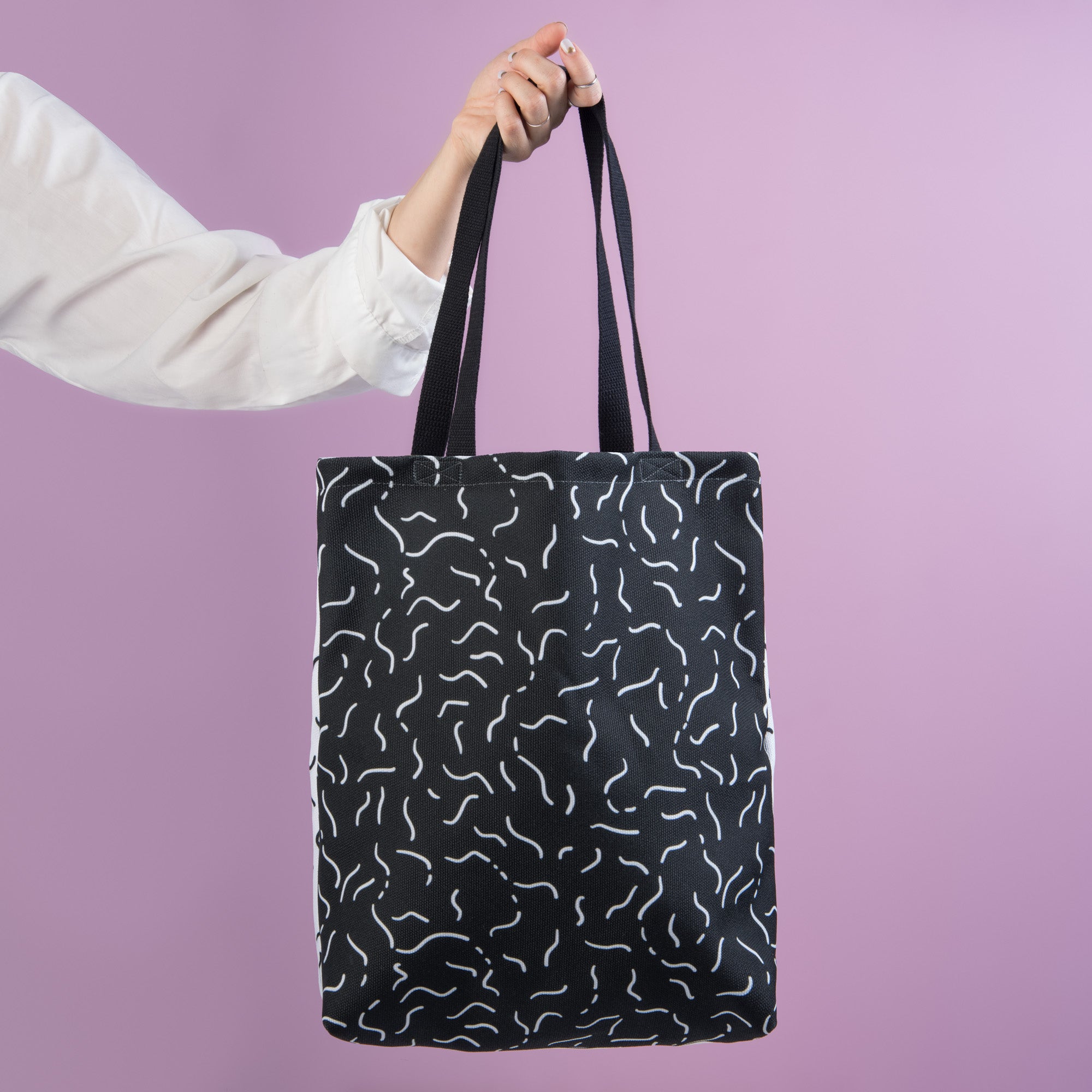 Sac à pompon Fusain