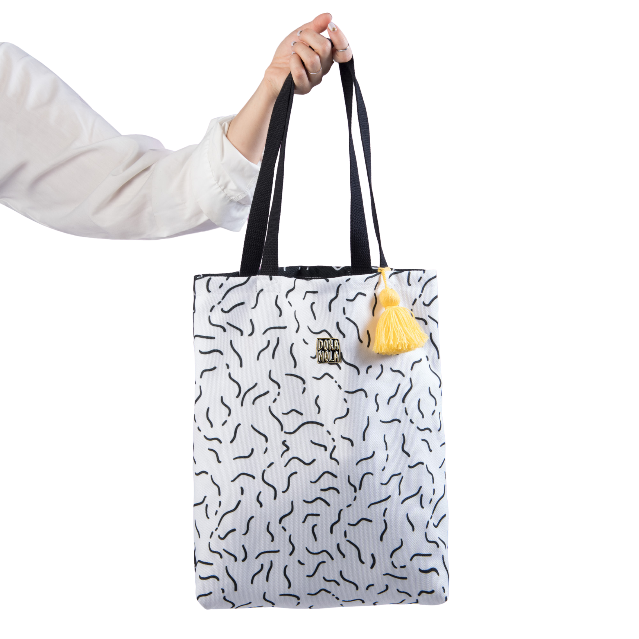 Sac à pompon Fusain