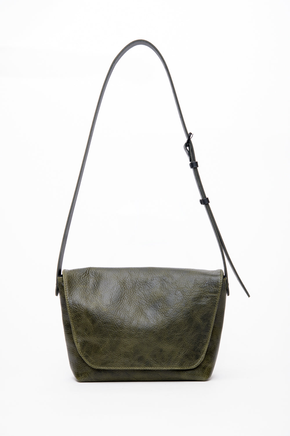 Sac besace en cuir, sac messager modèle BISCUIT