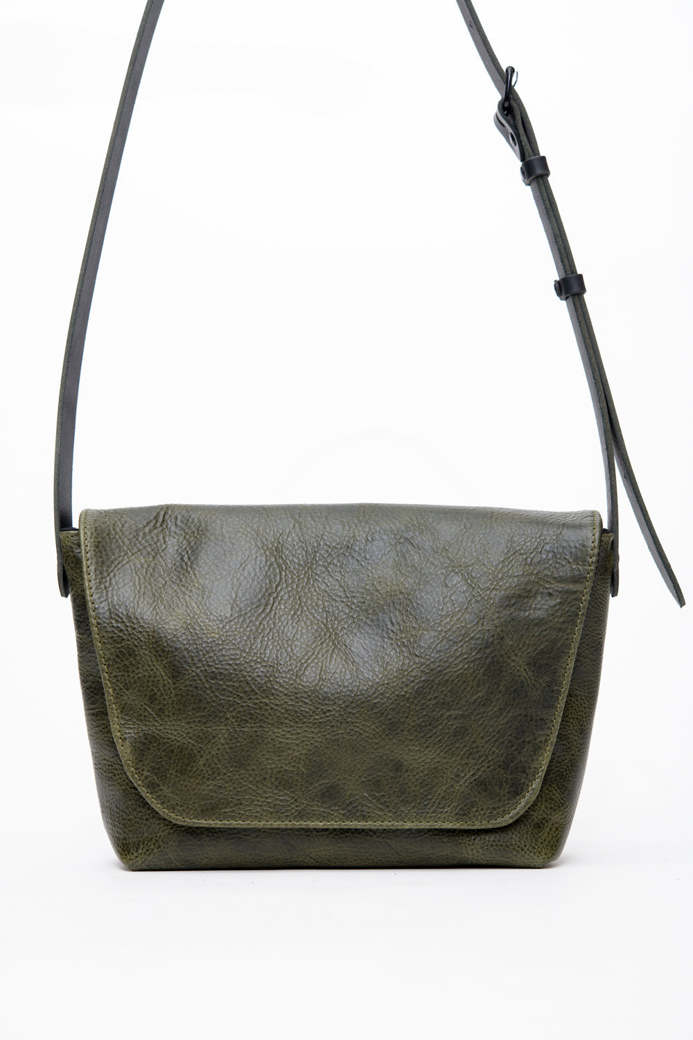 Sac besace en cuir, sac messager modèle BISCUIT