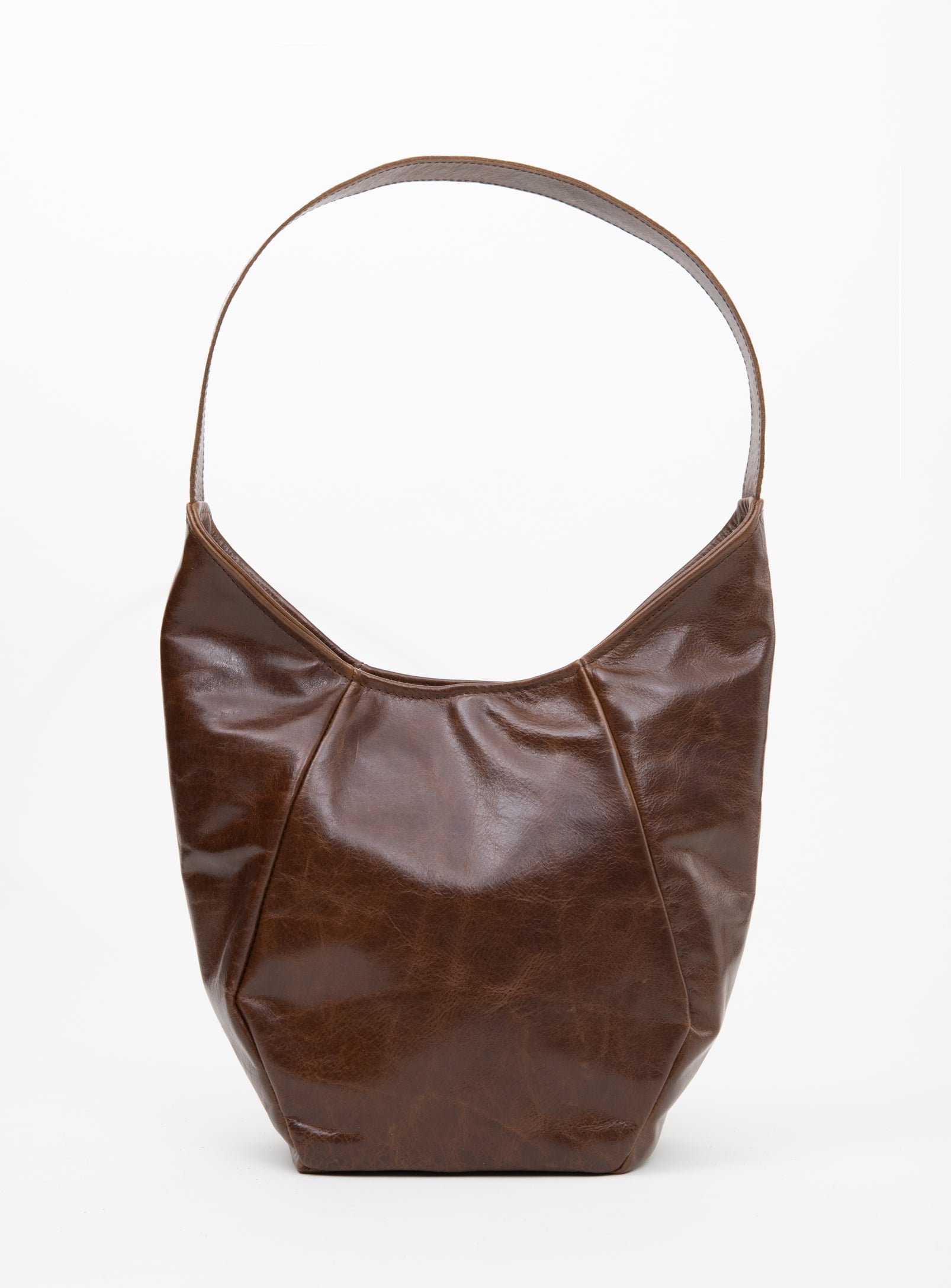 Sac cabas géométrique en cuir modèle MONT-ROYAL