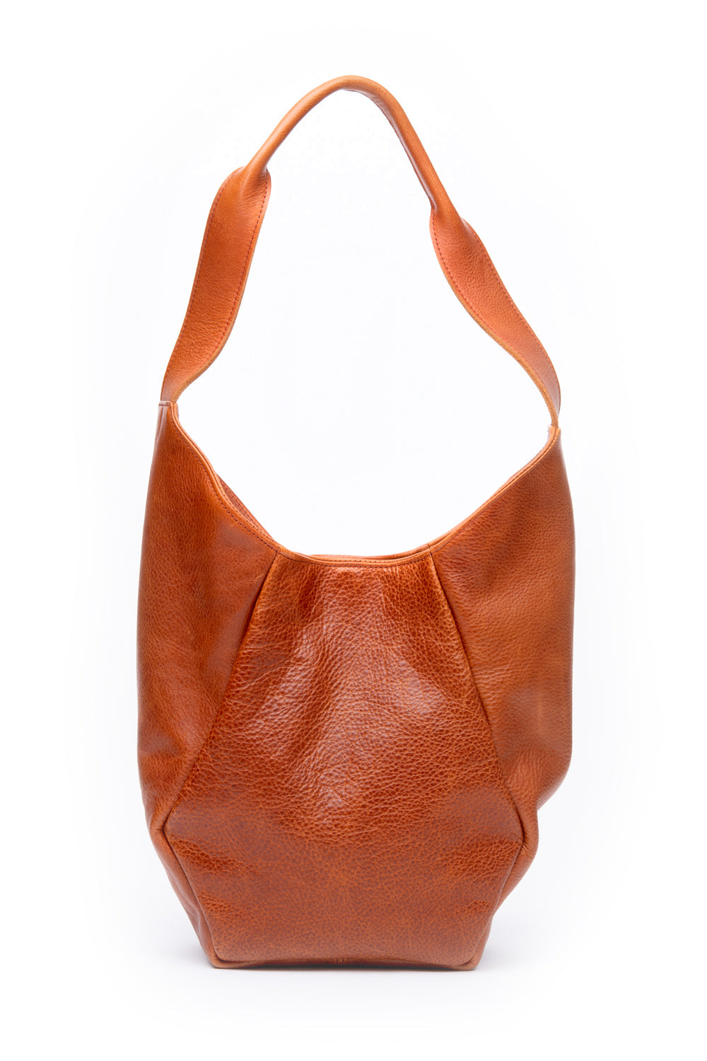 Sac cabas géométrique en cuir modèle MONT-ROYAL