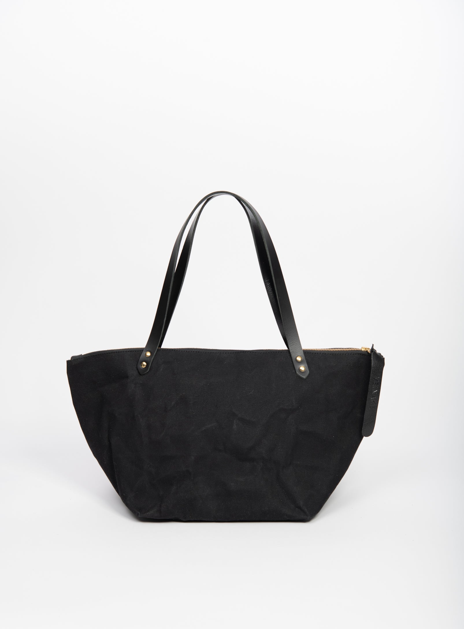 Sac de voyage en coton ciré et cuir modèle FRONTENAC
