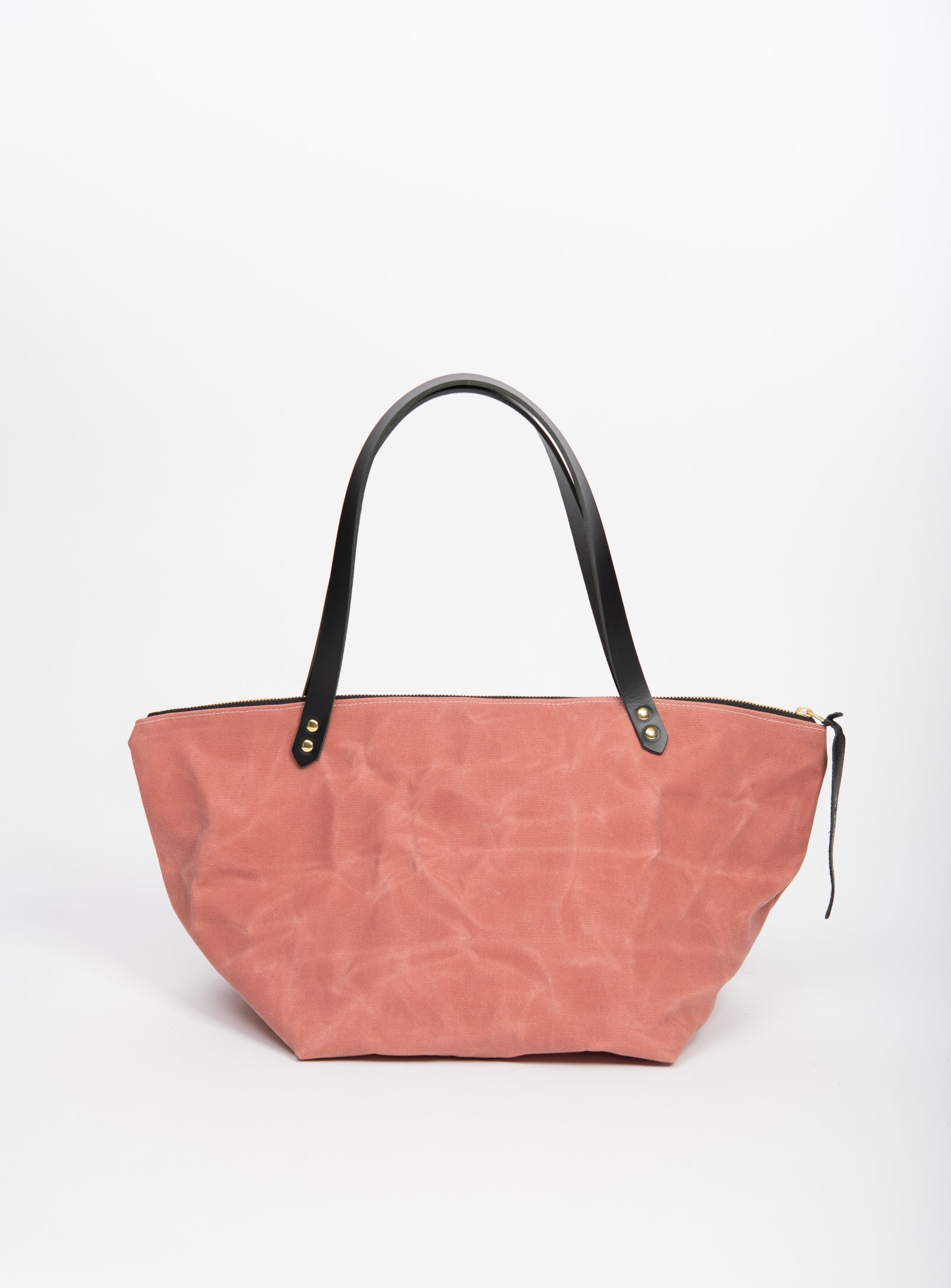 Sac de voyage en coton ciré et cuir modèle FRONTENAC