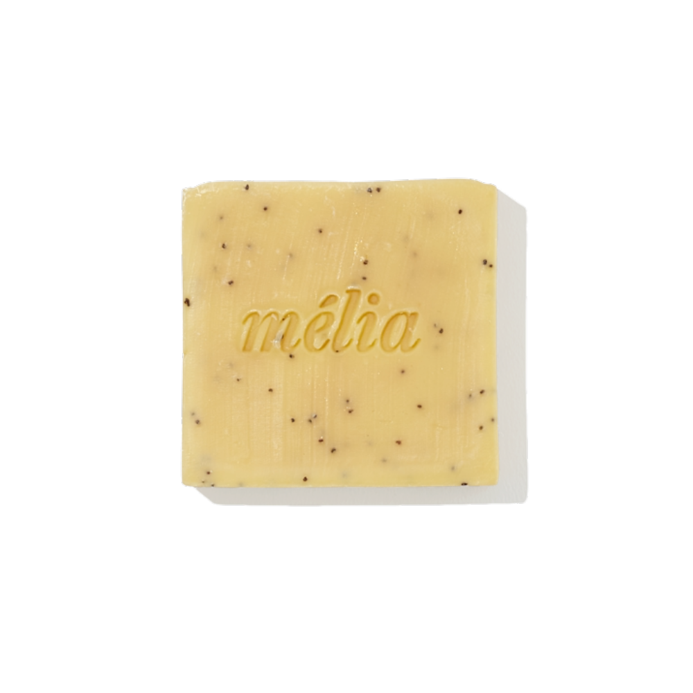 Savon artisanal exfoliant au miel - Grains de café + Romarin