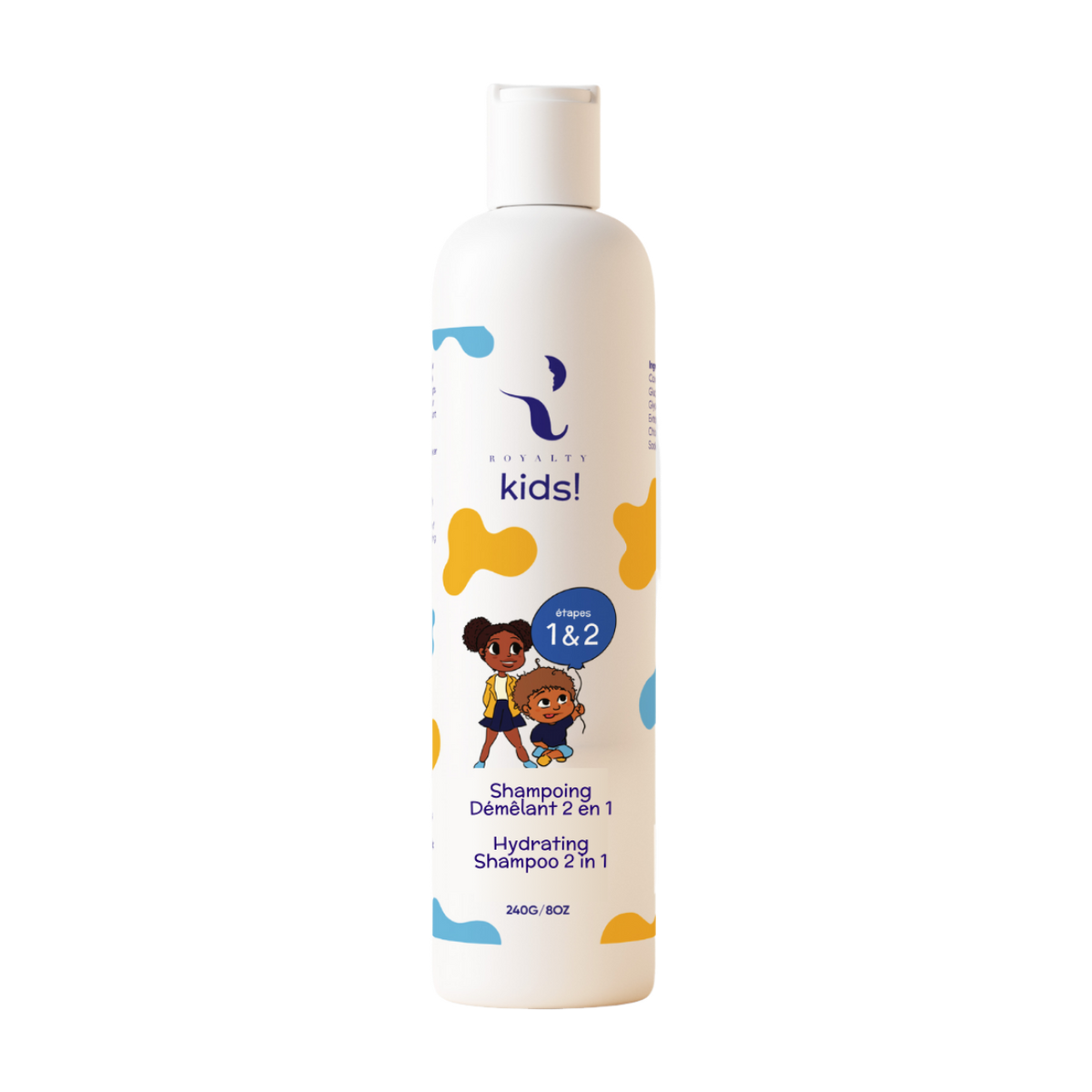 Shampoing Démêlant Doux pour Enfants – Cheveux Bouclés, Frisés & Crépus | Royalty Natural