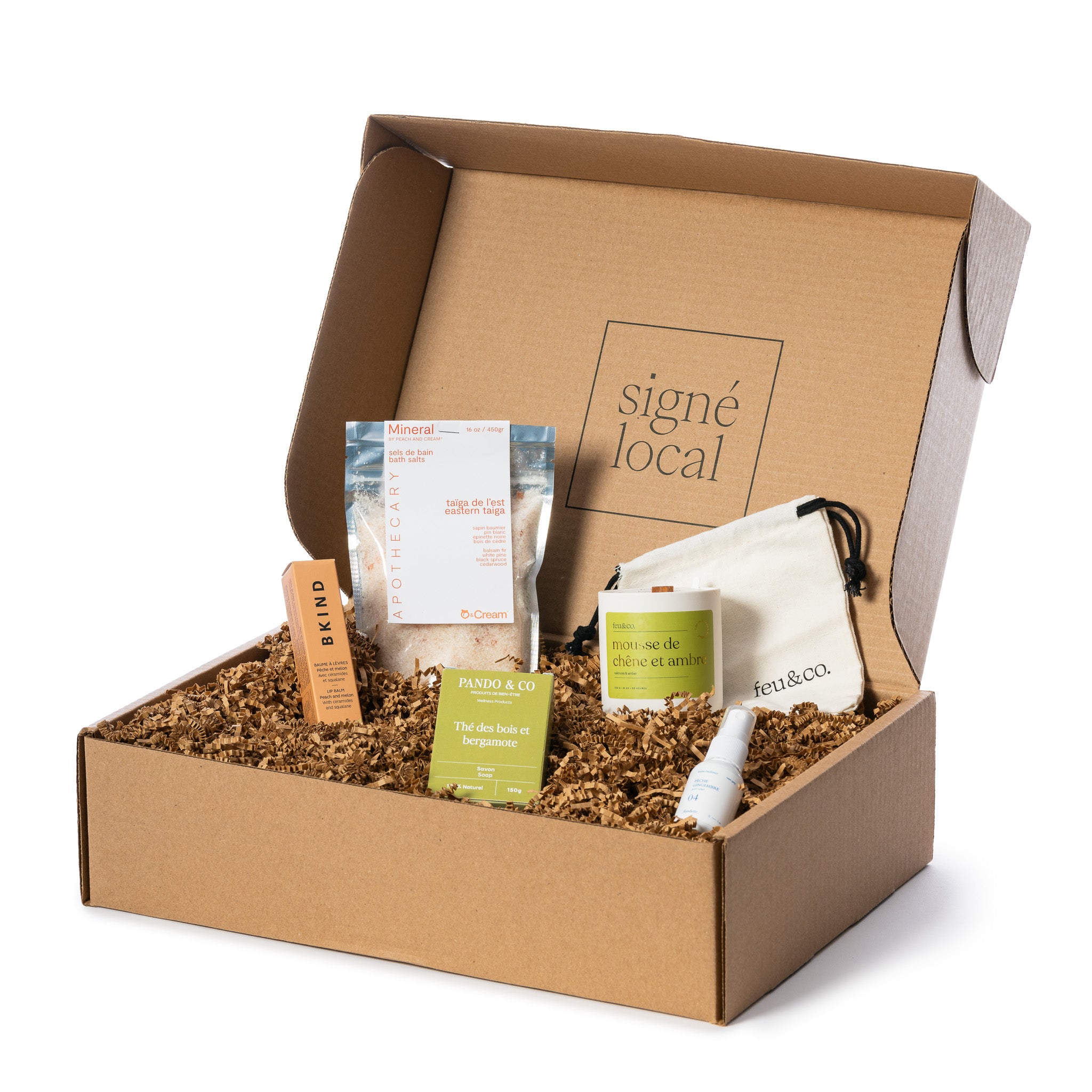 Coffret Bien-être du Québec – Signé Local x Les Produits du Québec