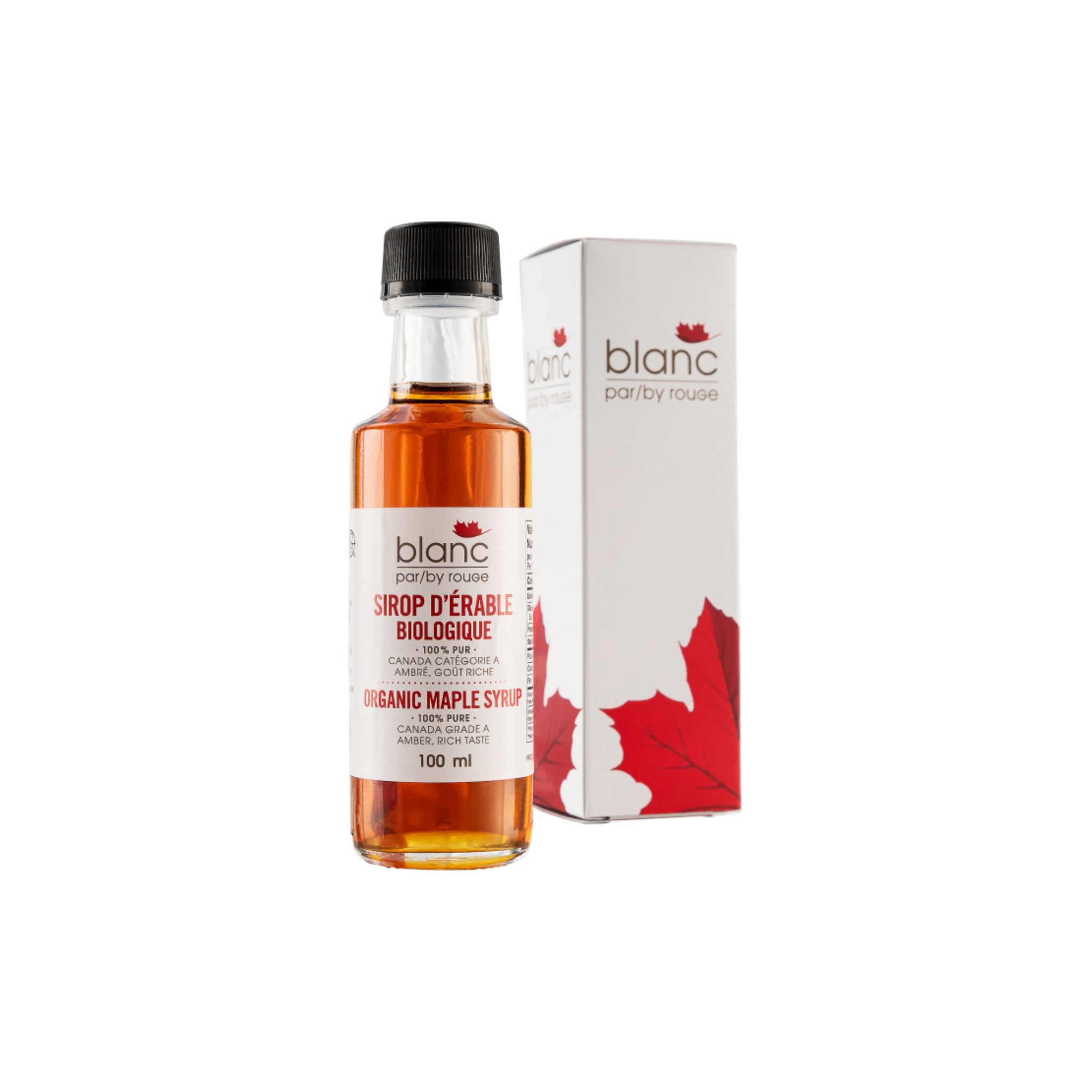 Amber organic maple syrup