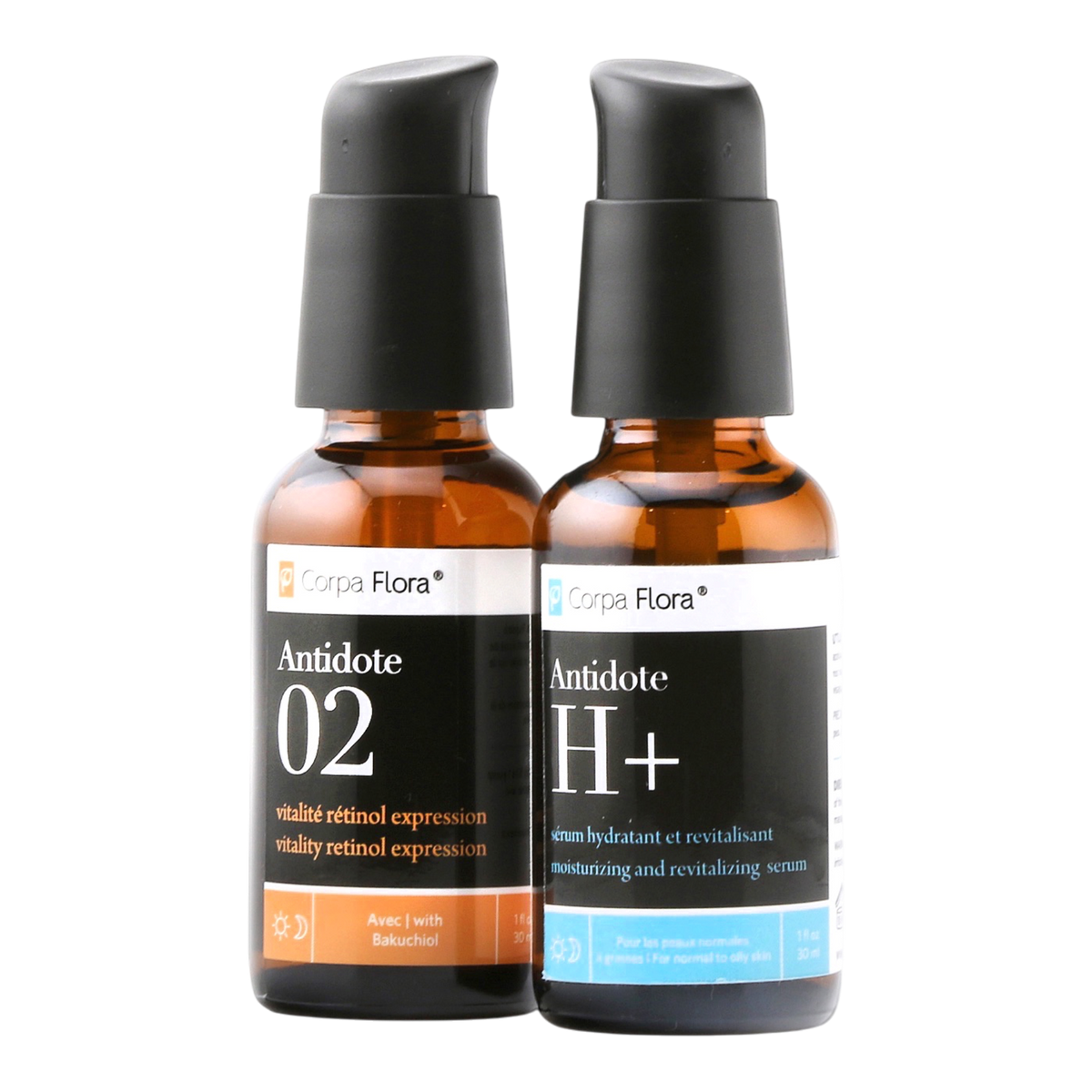 Duo Anti-âge Rétinol Expression — Peaux matures, taches & grasses