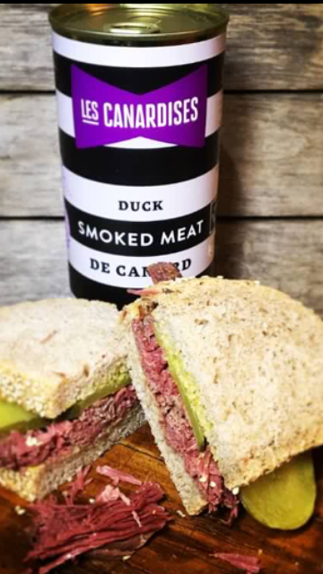 Smoked meat de canard