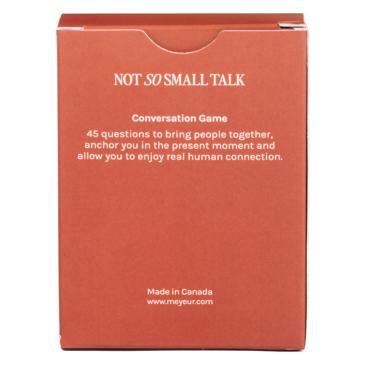 Not So Small Talk