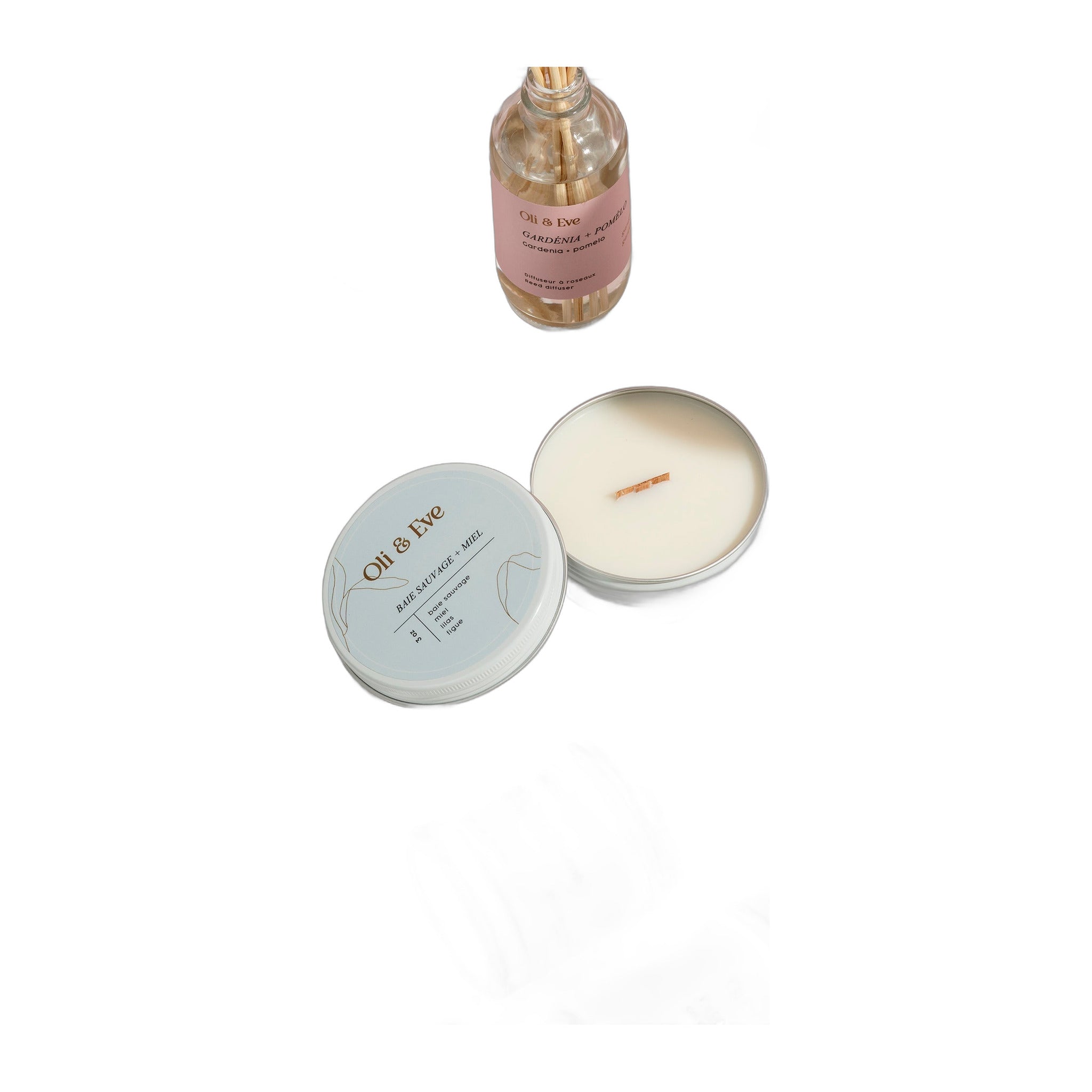 Chandelle Poire et fleur de prunier - Oli & Eve