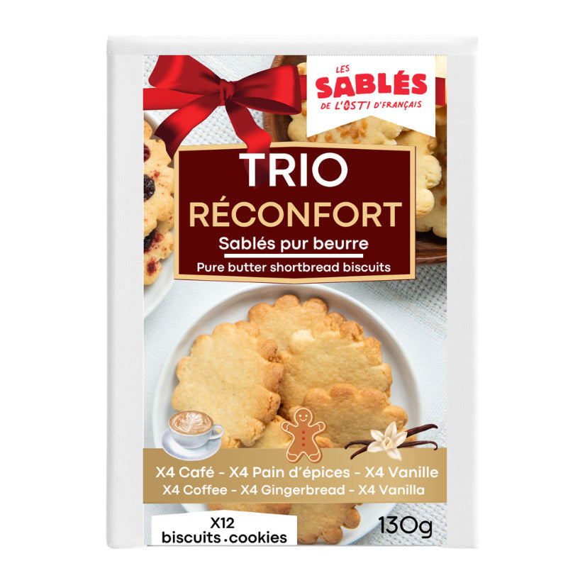 12 Sablés Trio Réconfort