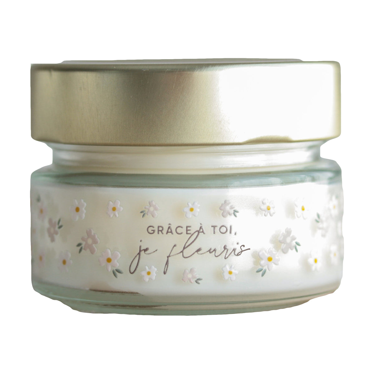 Lovli “Thanks to you, I bloom” Moment candle, 120 ml glass jar