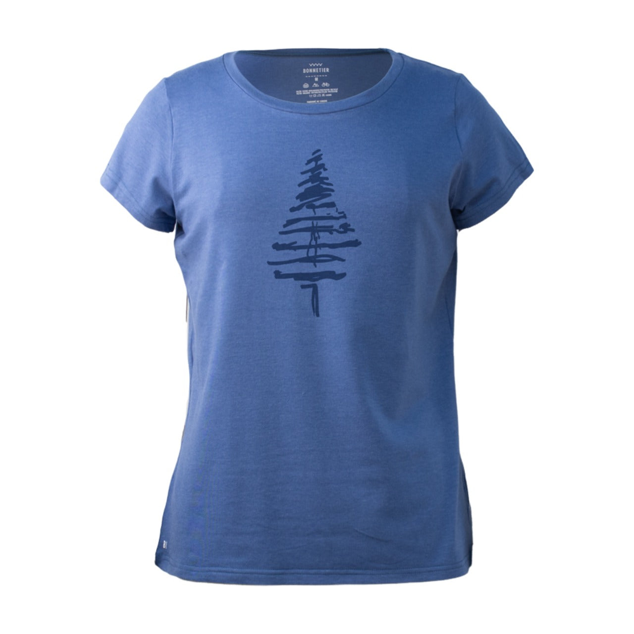 T-Shirt Femme Bleu Royal - Sketch