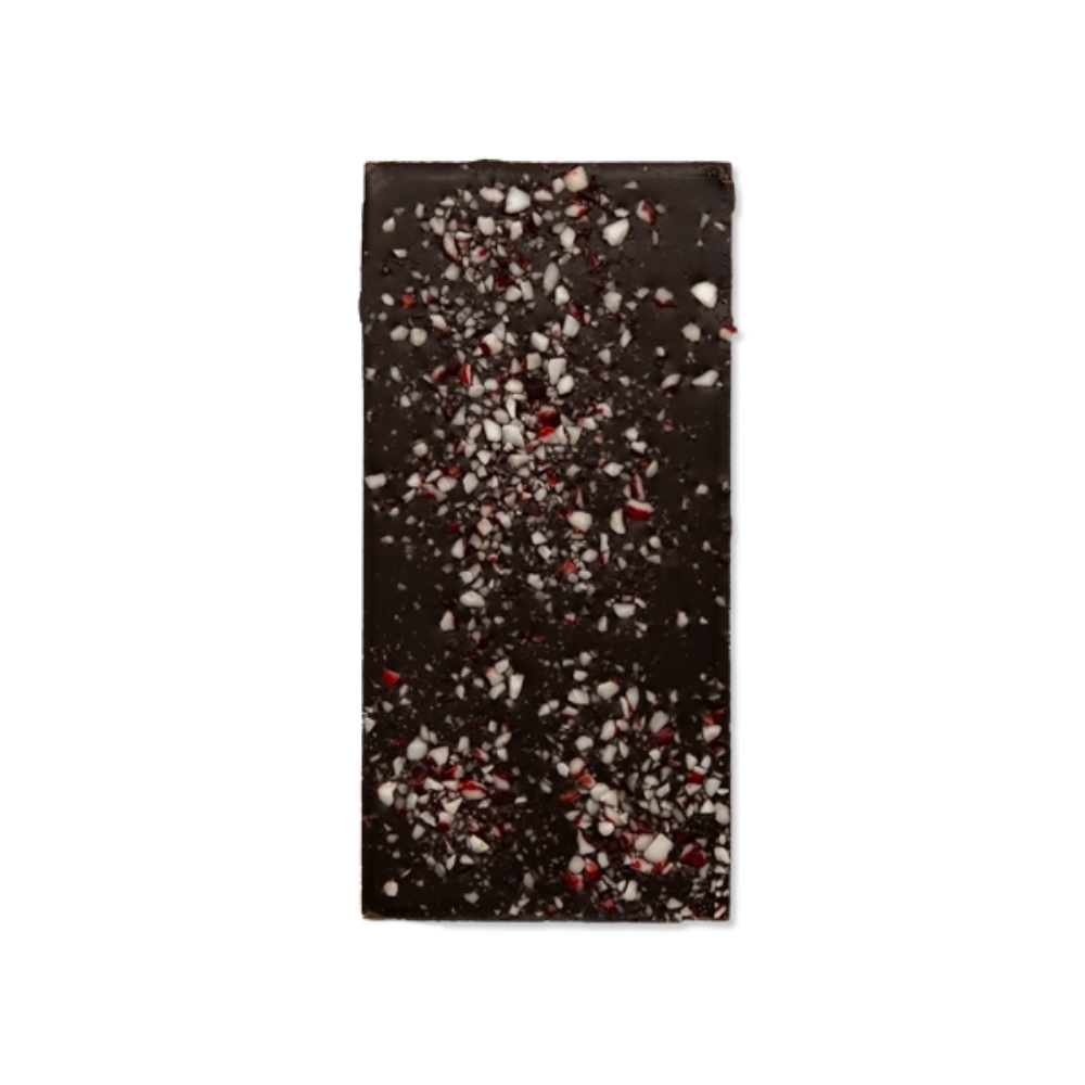 Tablette de chocolat - Éclats de canne de bonbons