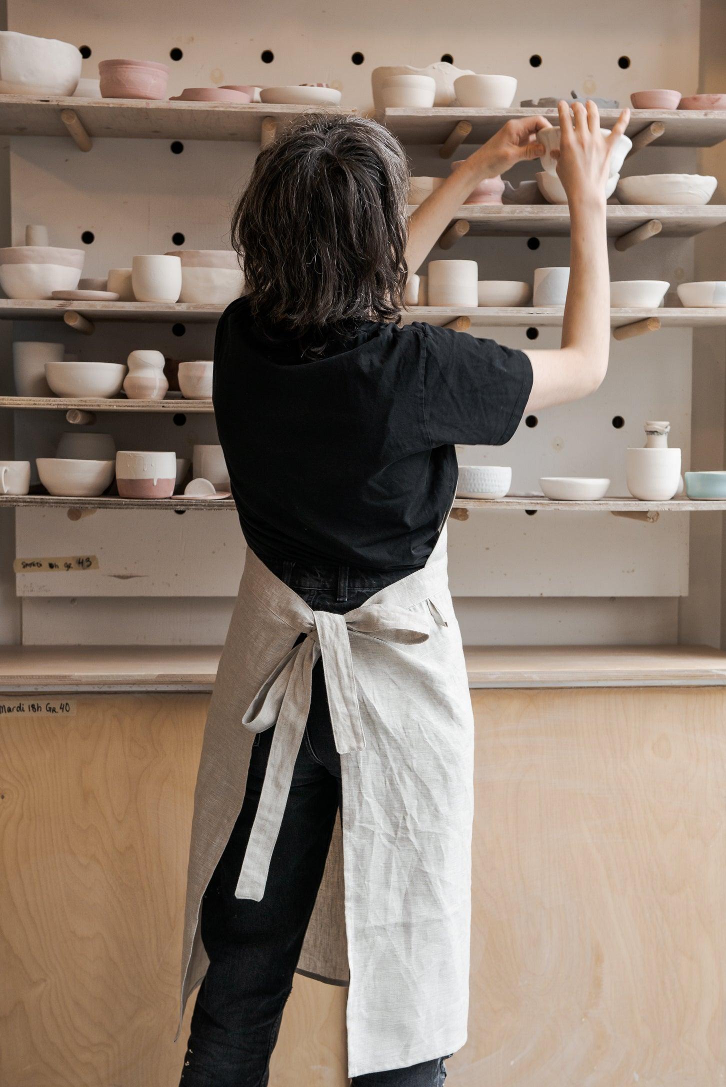 Tablier de poterie