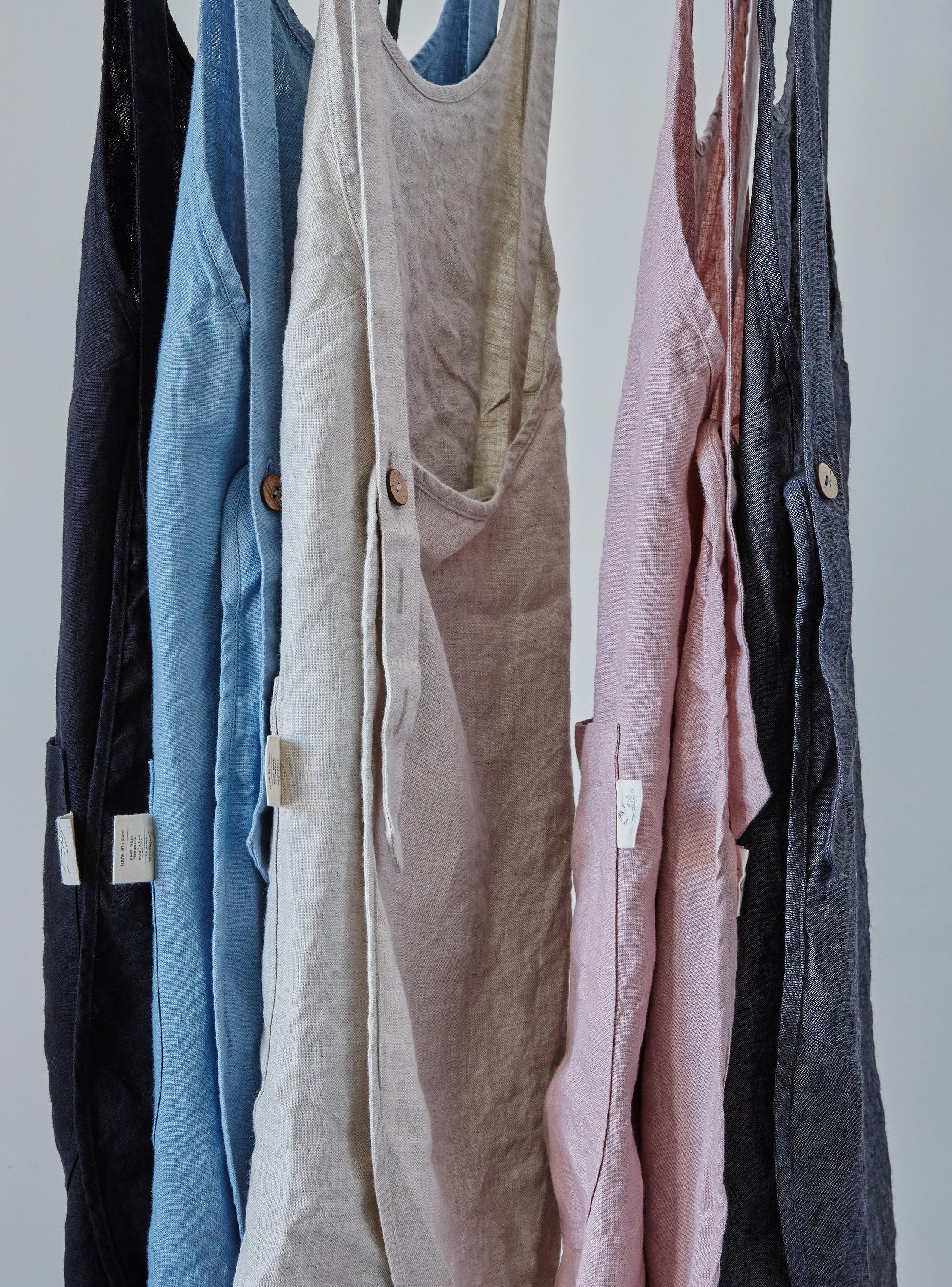 Tablier en lin - Anthracite