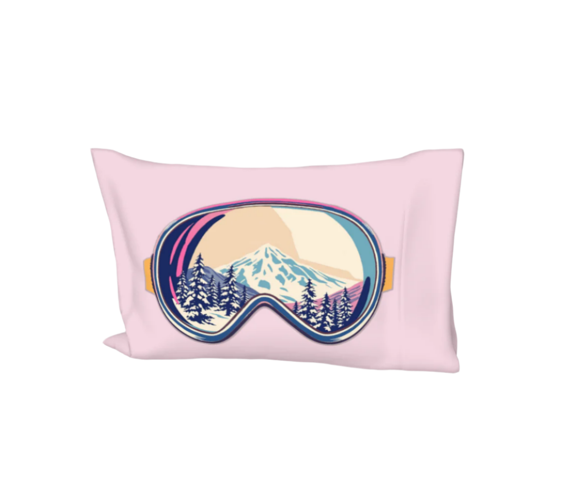 Taie d'oreiller de lit Housse d'oreiller en ski doux