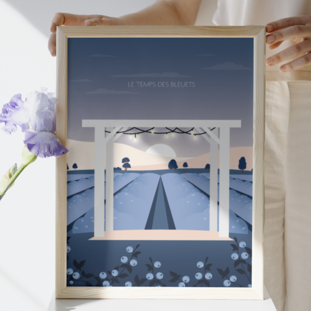 Affiche - Le temps des bleuets