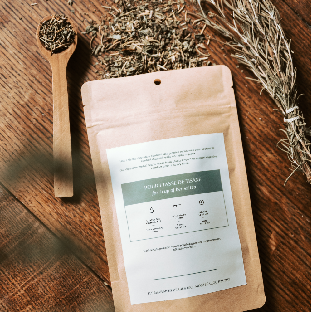 Tisane digestive - Menthe et Mélisse