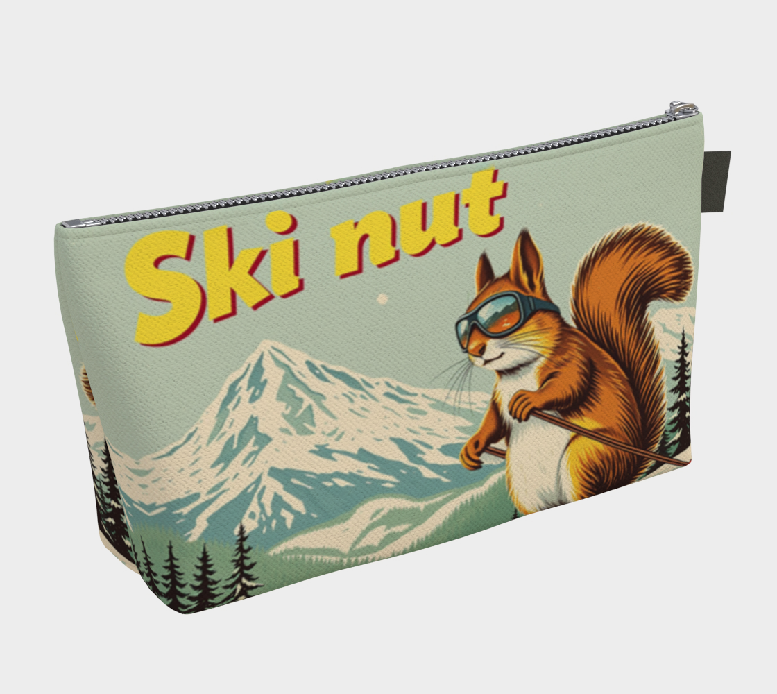 Trousse de toilette en Ski Nut durable et doublée d'une poche