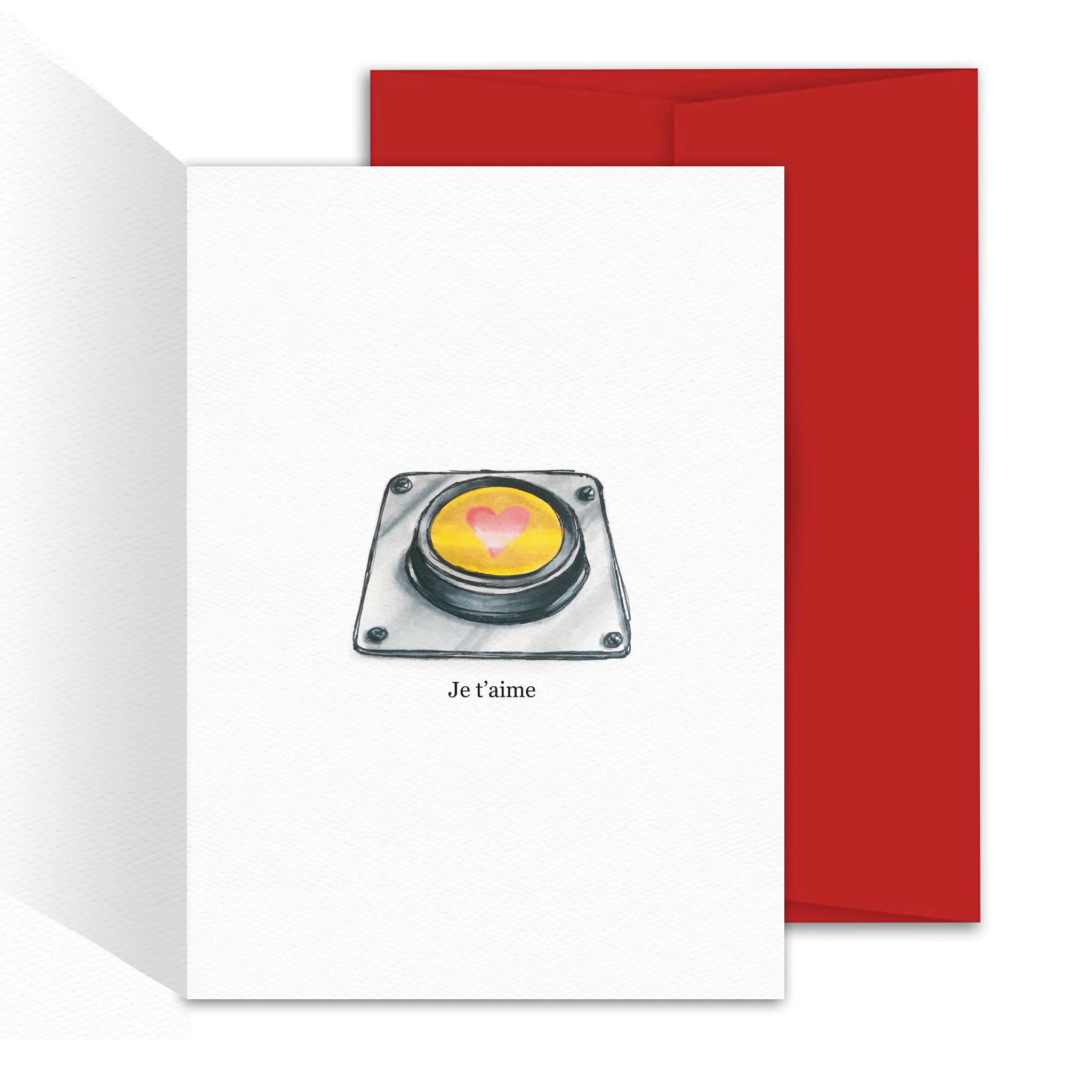 Carte de souhaits - Amour - Pince toutou