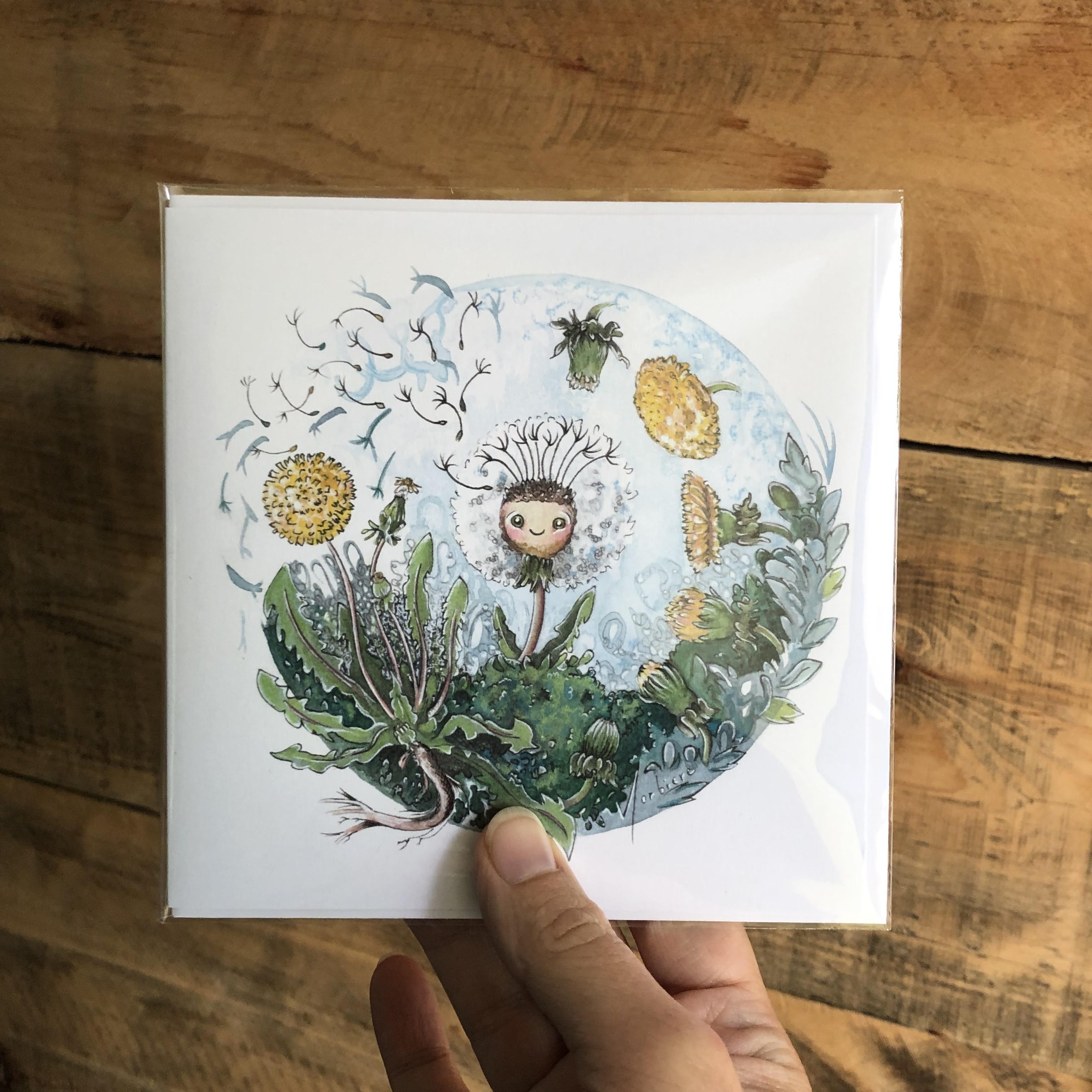 Carte de souhaits - M. Dandelion