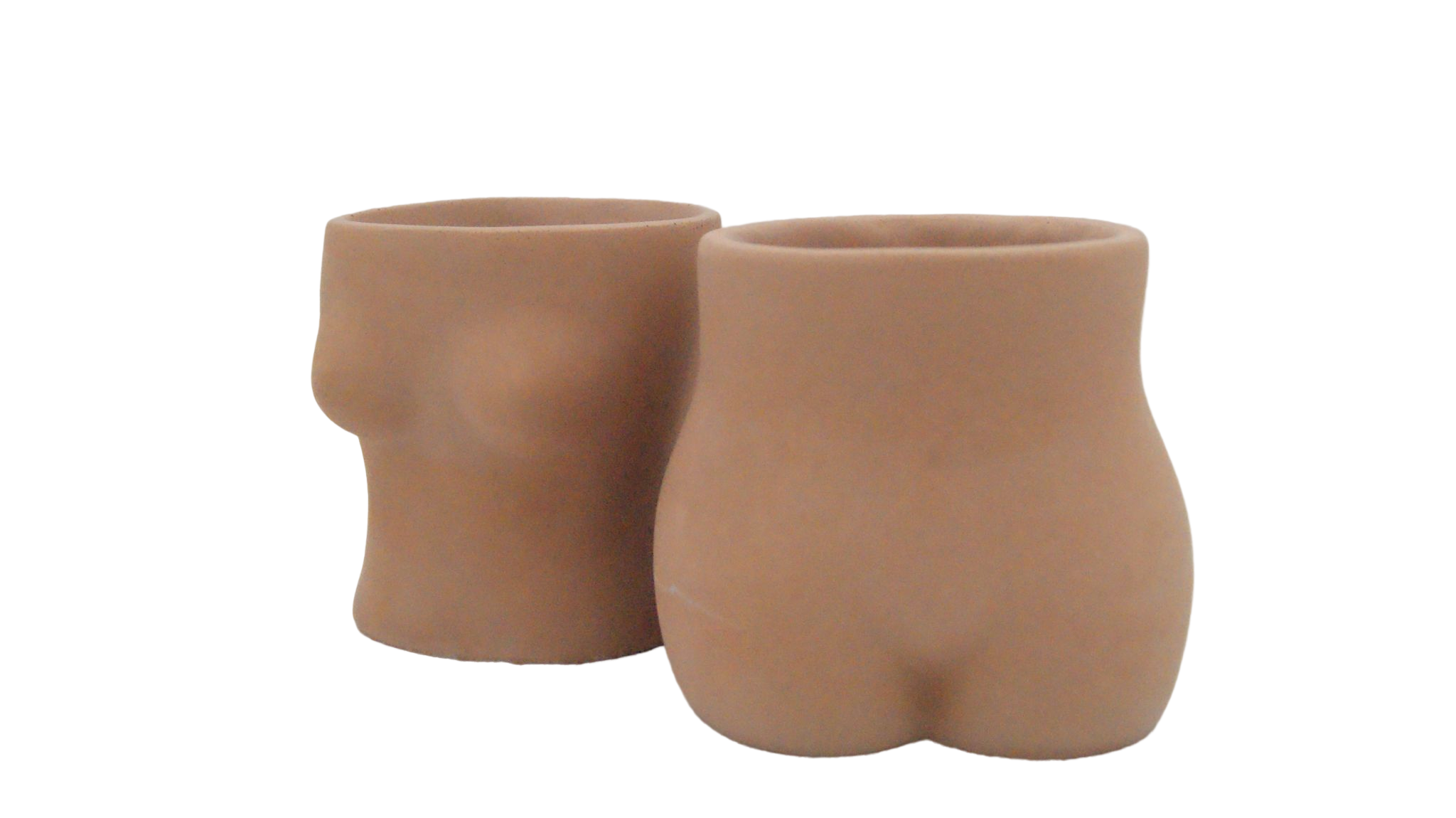 Pot en béton - Duo corps femme | Choisissez votre couleur