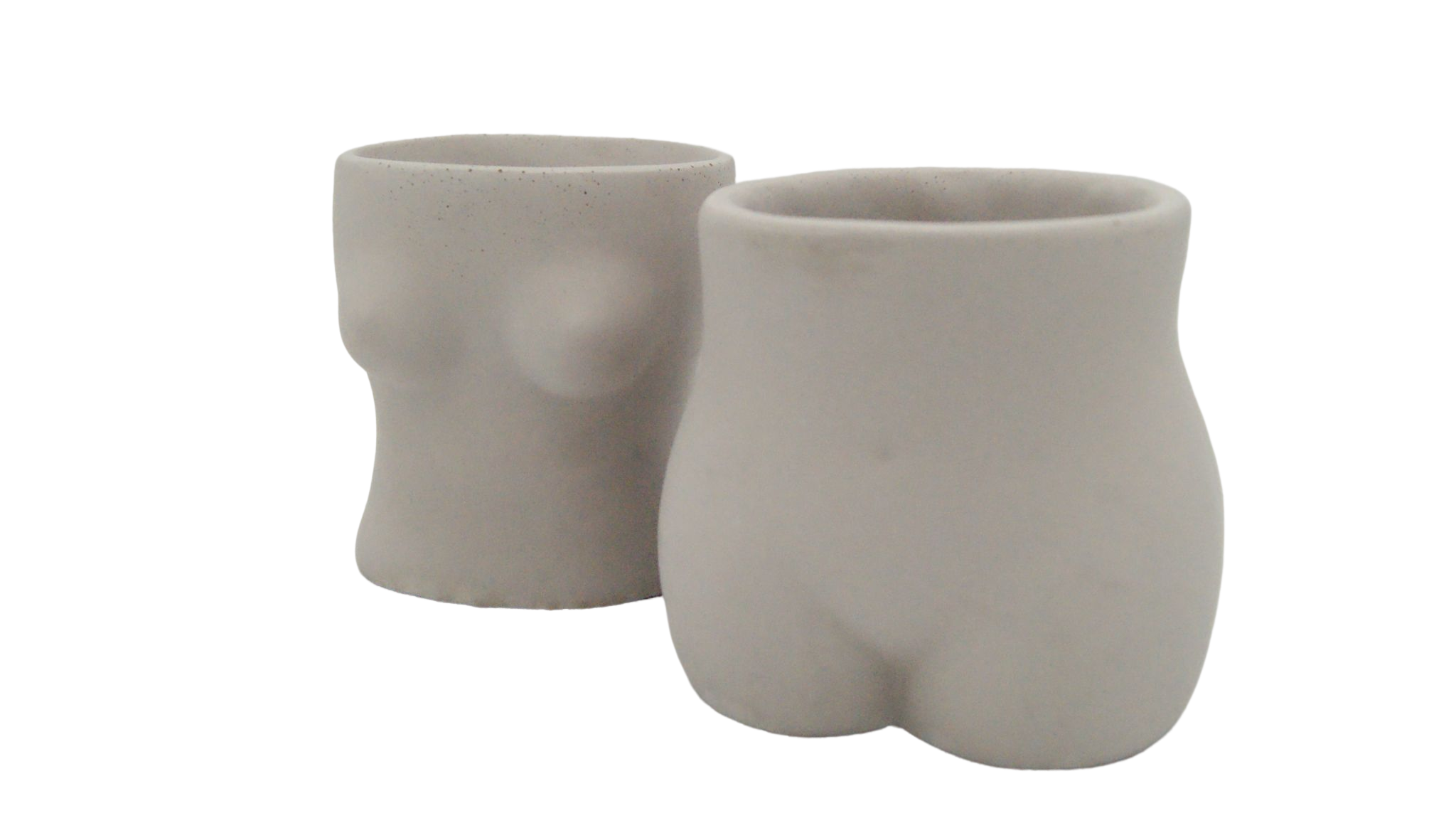 Pot en béton - Duo corps femme | Choisissez votre couleur